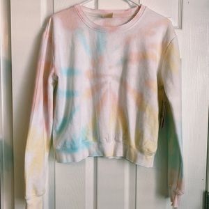 Washed Tie Dye Sweatshirt